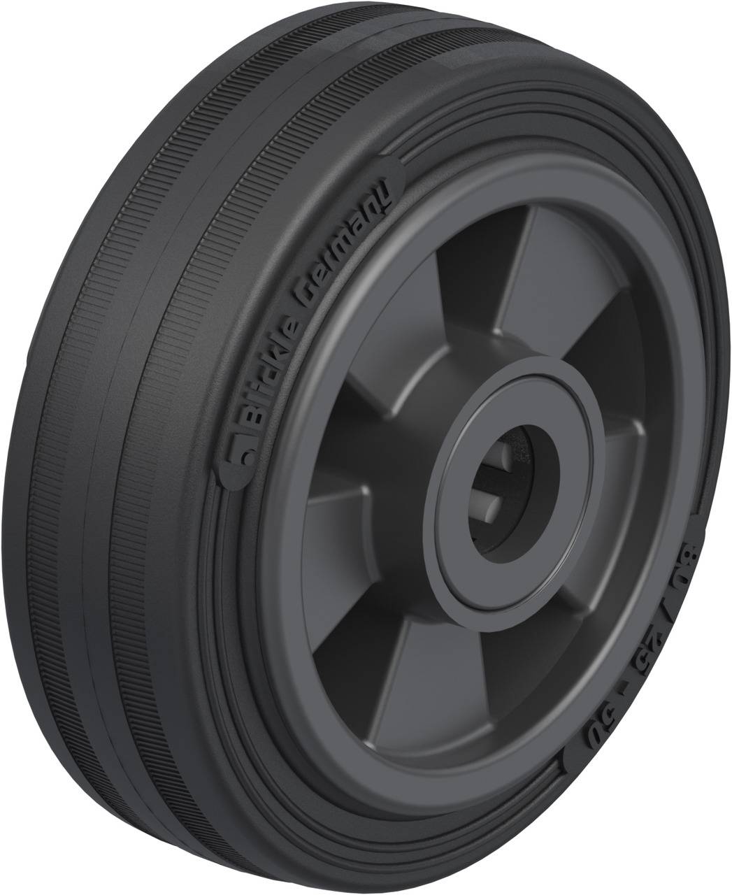 Blickle 41905 VPP 80/12R Koło do dużych obciążeń Średnica koła: 80 mm Maksymalne obciążenie: 50 kg 1 szt. - obrazek 1