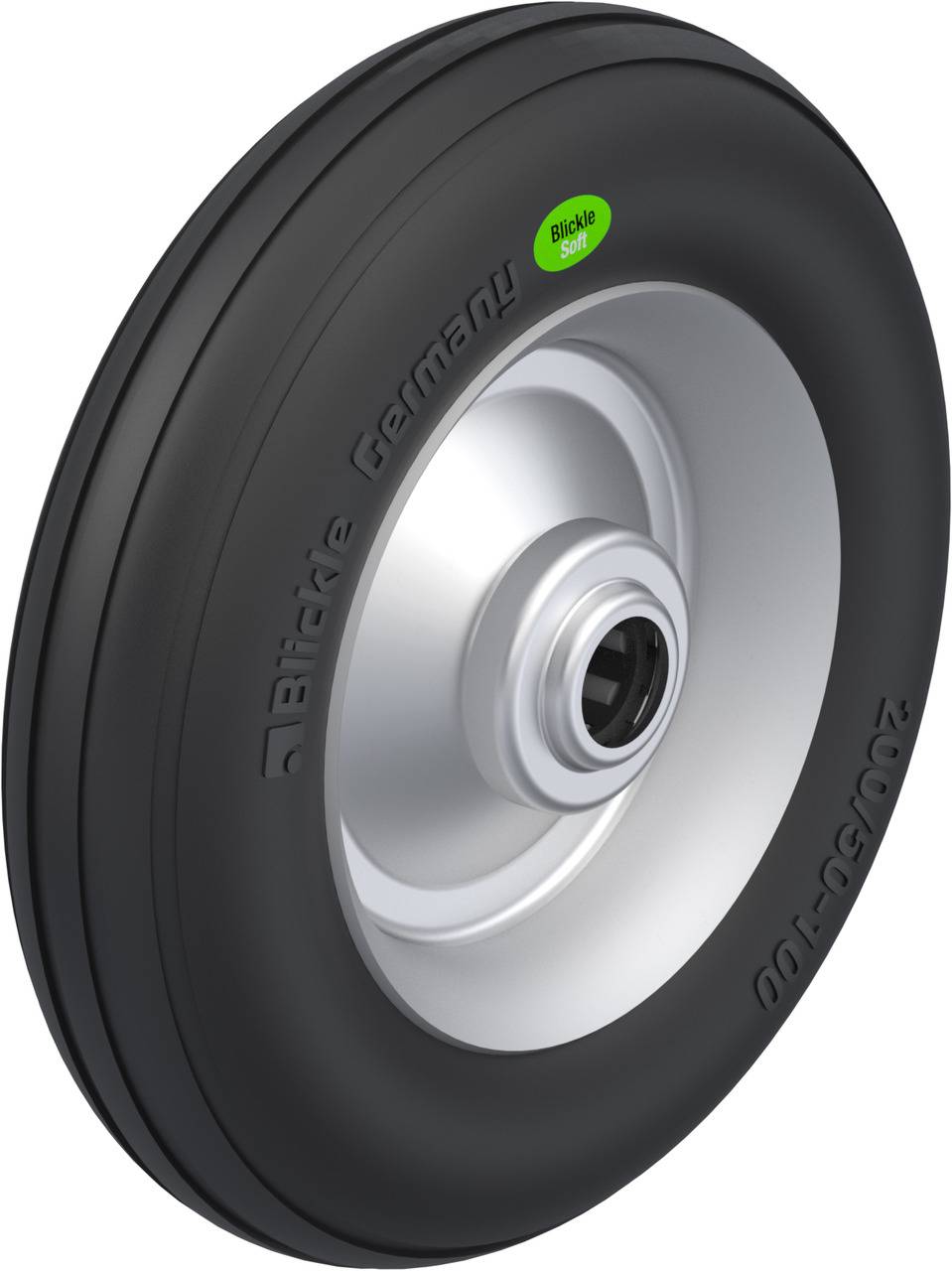 Blickle 620856 VW 202/20R Koło do dużych obciążeń Średnica koła: 200 mm Maksymalne obciążenie: 100 kg 1 szt. - obrazek 1