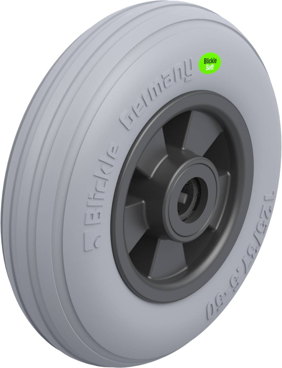 Blickle 849926 VWPP 125/12R-SG Koło do dużych obciążeń Średnica koła: 125 mm Maksymalne obciążenie: 50 kg 1 szt. - obrazek 1