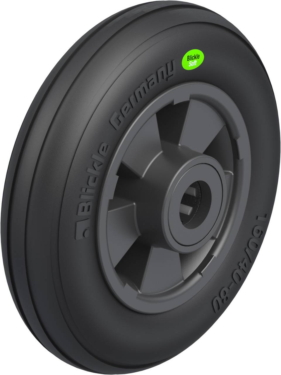 Blickle 531012 VWPP 160/20R Koło do dużych obciążeń Średnica koła: 160 mm Maksymalne obciążenie: 70 kg 1 szt. - obrazek 1