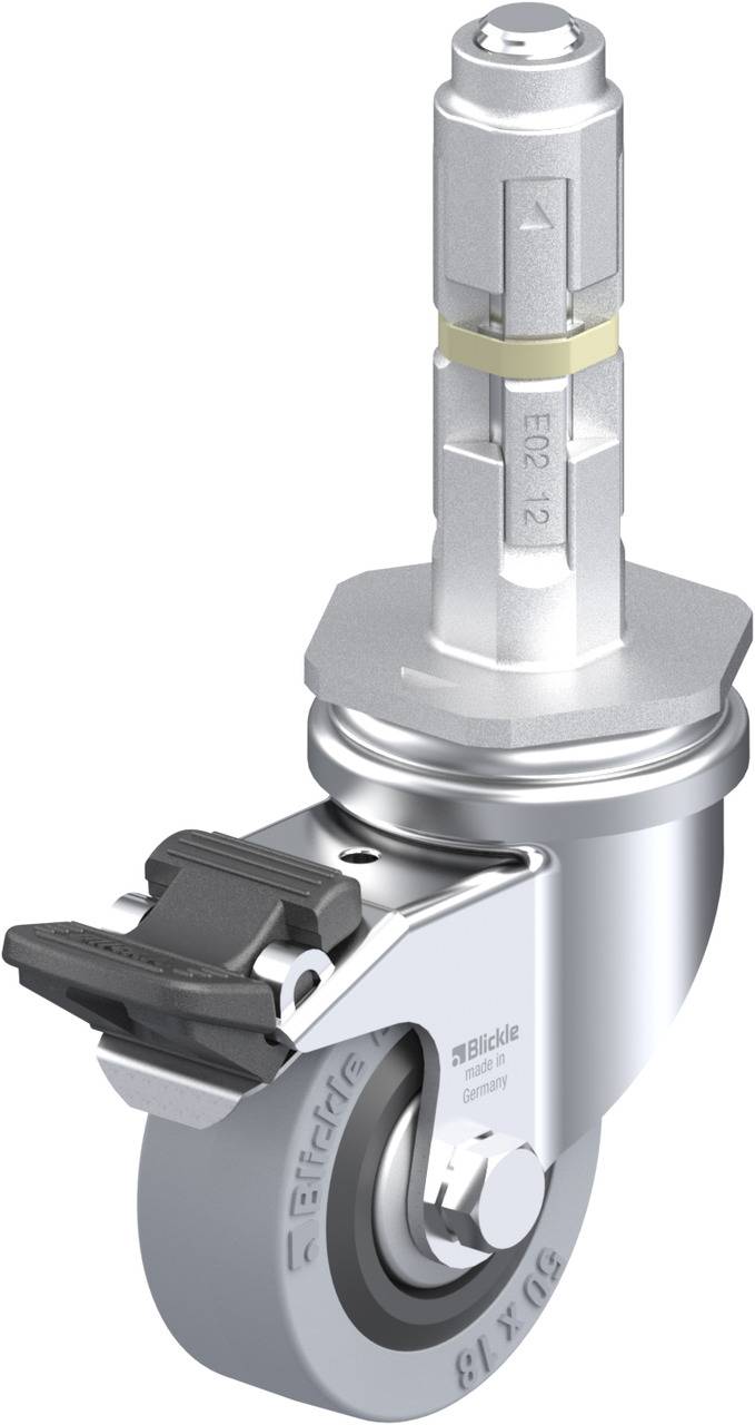 Blickle 322453 LRA-VPA 50G-FI-FA-E02 Kółko skrętne z hamulcem Średnica koła: 50 mm Maksymalne obciążenie: 40 kg 1 szt. - obrazek 1