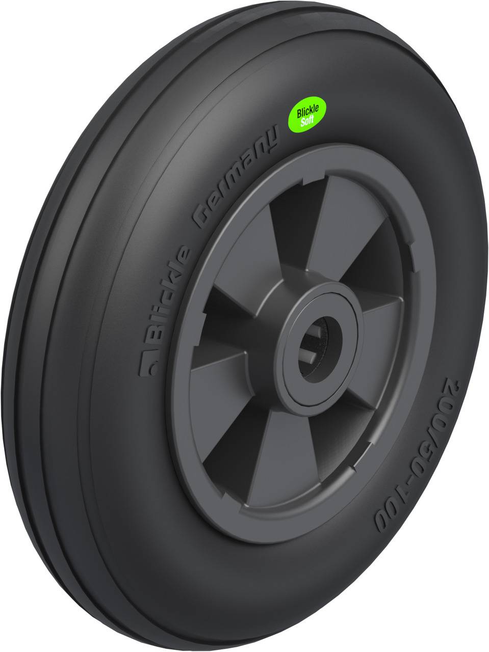 Blickle 529594 VWPP 200/20R Koło do dużych obciążeń Średnica koła: 200 mm Maksymalne obciążenie: 100 kg 1 szt. - obrazek 1