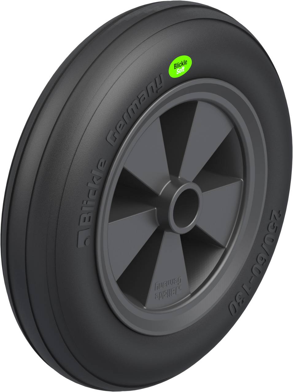 Blickle 578138 VWPP 250/25G Koło do dużych obciążeń Średnica koła: 250 mm Maksymalne obciążenie: 160 kg 1 szt. - obrazek 1