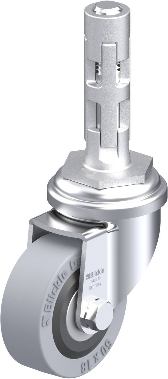 Blickle 466078 LRA-VPA 50K-E01 Kółko skrętne Średnica koła: 50 mm Maksymalne obciążenie: 40 kg 1 szt. - obrazek 1