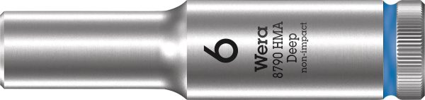 Wera Wera Werk 05004503001 zewnętrzny sześciokąt Nasadka funkcja hold 6 mm 1/4″ 6 mm 1 szt. 1/4″
