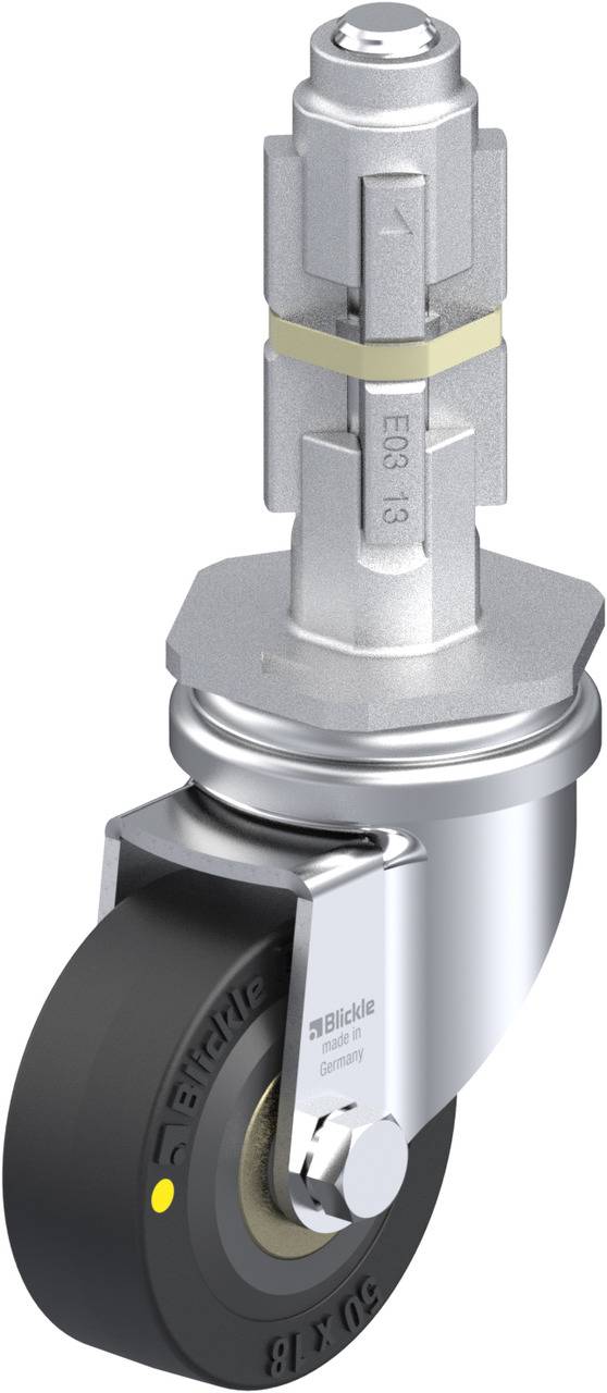Blickle 694588 LRA-VPA 50K-EL-E03 Kółko skrętne Średnica koła: 50 mm Maksymalne obciążenie: 30 kg 1 szt. - obrazek 1