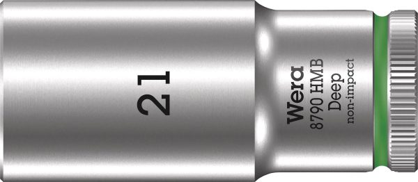 Wera Wera Werk 05004543001 zewnętrzny sześciokąt Nasadka 21 mm 3/8″ 21 mm 1 szt. 3/8″