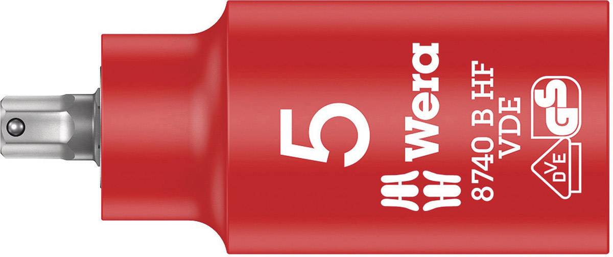 Wera Wera Werk 05004901001 3/8" (10 mm) Nasadka trzpieniowa funkcja hold 5 mm 3/8" 5 mm 1 szt. 3/8" - obrazek 1