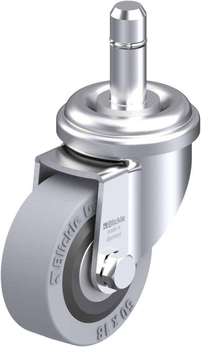 Blickle 287664 LRA-VPA 50K-ES Kółko skrętne Średnica koła: 50 mm Maksymalne obciążenie: 40 kg 1 szt. - obrazek 1