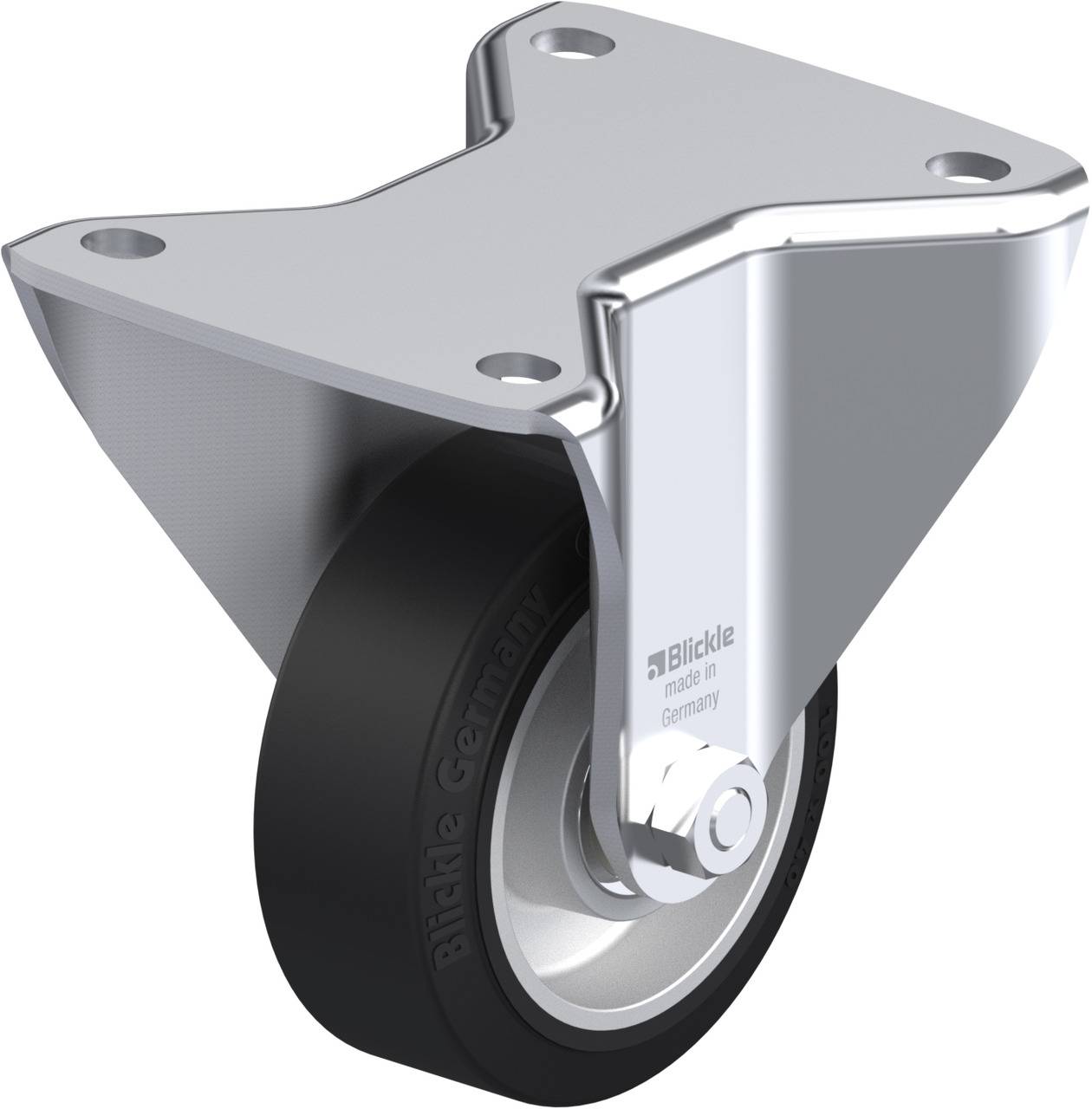 Blickle 754036 BH-ALEV 100K-3 Rolka nieprowadząca Średnica koła: 100 mm Maksymalne obciążenie: 200 kg 1 szt. - obrazek 1