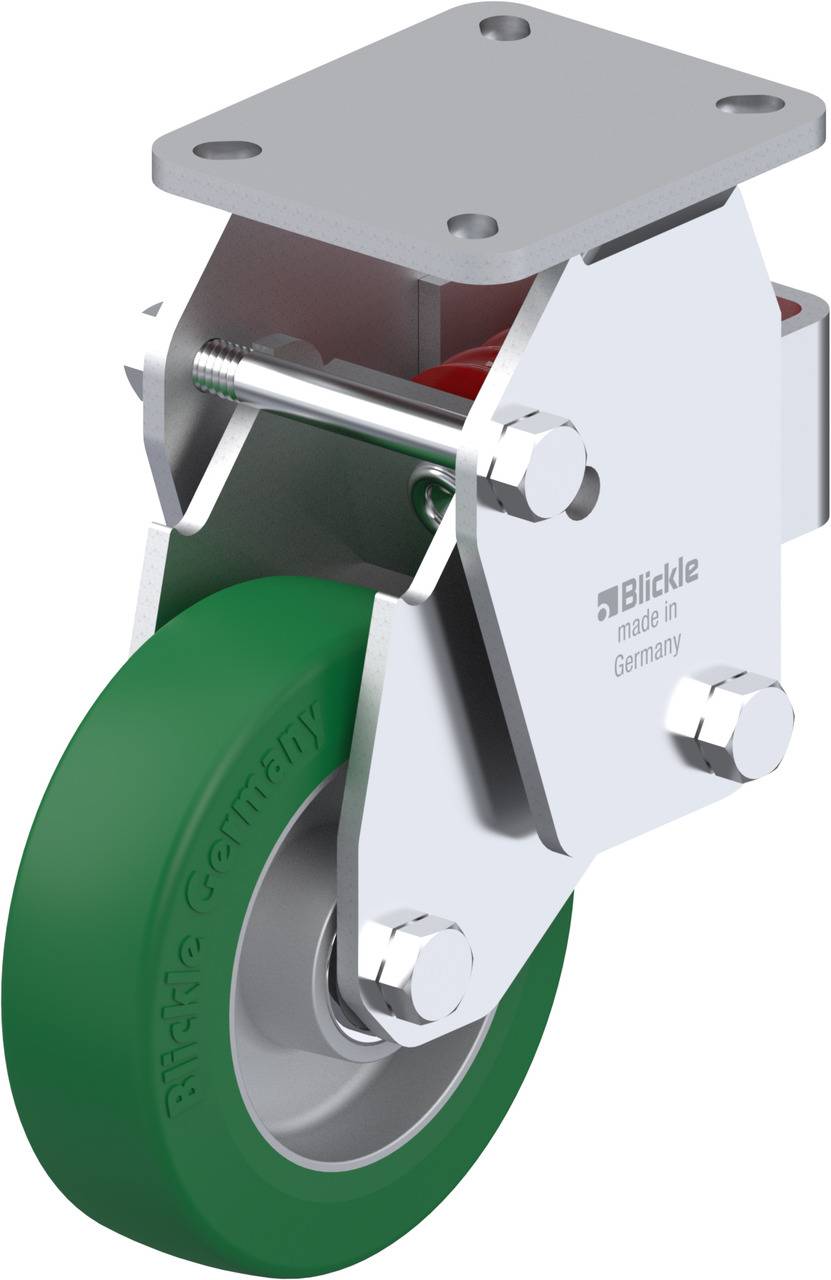 Blickle 755363 BHF-ALST 125K-1 Sprężynowe kółko stałe Średnica koła: 125 mm Maksymalne obciążenie: 350 kg 1 szt. - obrazek 1
