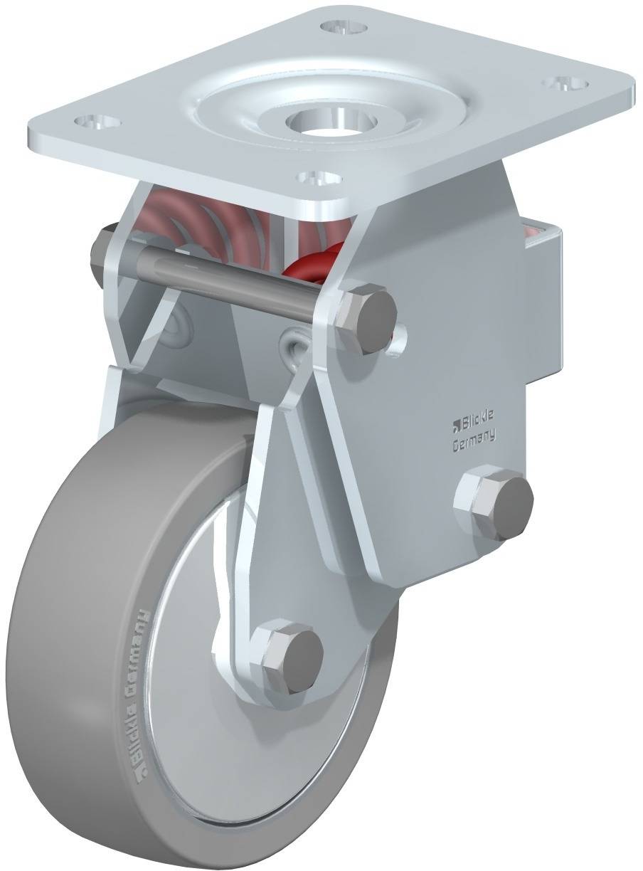 Blickle 853746 BHF-ALTH 125K-3-AS-FA Sprężynowe kółko stałe Średnica koła: 125 mm Maksymalne obciążenie: 350 kg 1 szt. - obrazek 1