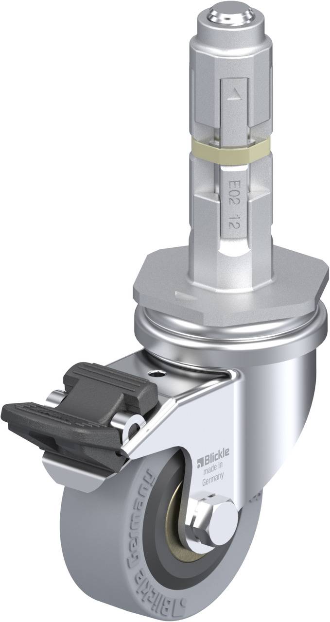 Blickle 298513 LRA-VPA 50K-FI-E02 Kółko skrętne z hamulcem Średnica koła: 50 mm Maksymalne obciążenie: 40 kg 1 szt. - obrazek 1
