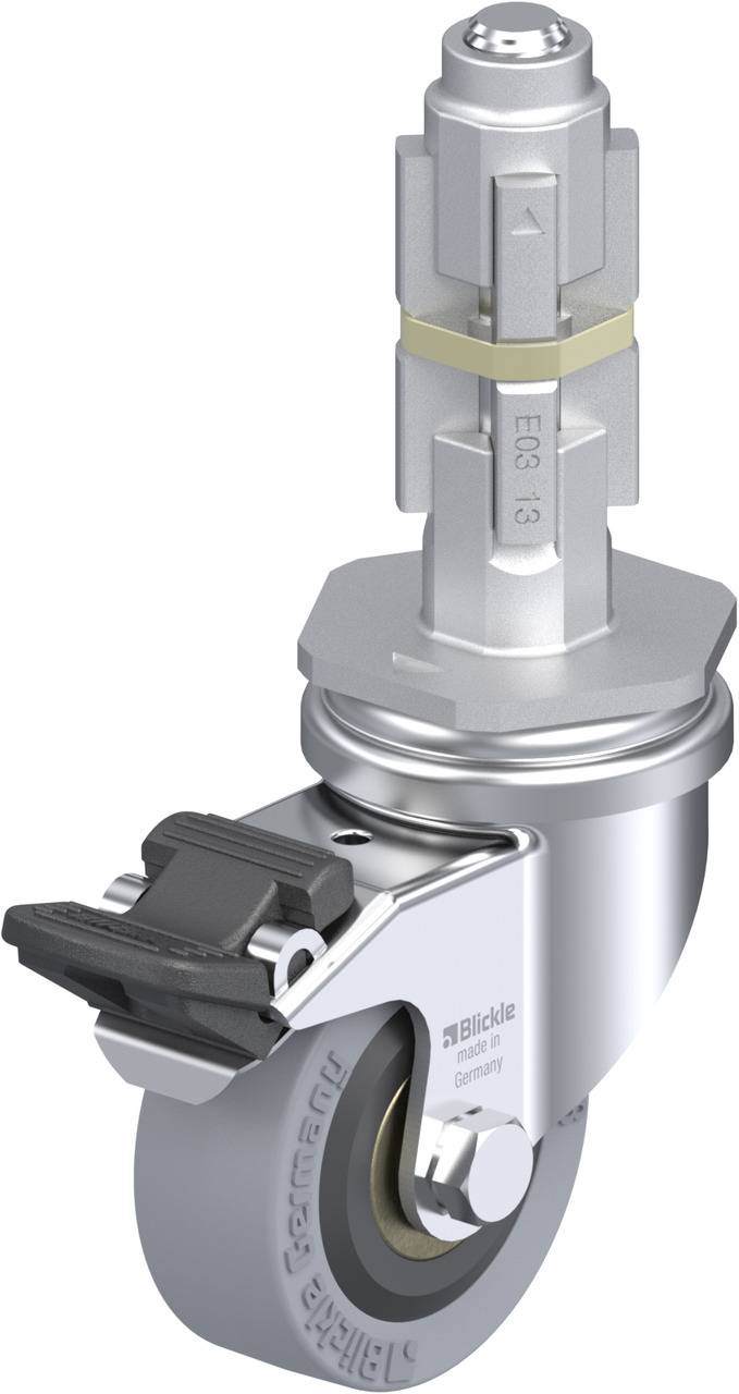 Blickle 315309 LRA-VPA 50K-FI-E03 Kółko skrętne z hamulcem Średnica koła: 50 mm Maksymalne obciążenie: 40 kg 1 szt. - obrazek 1