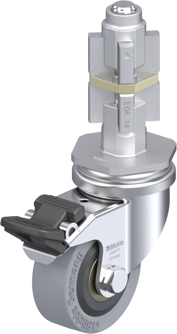 Blickle 297713 LRA-VPA 50K-FI-E04 Kółko skrętne z hamulcem Średnica koła: 50 mm Maksymalne obciążenie: 40 kg 1 szt. - obrazek 1