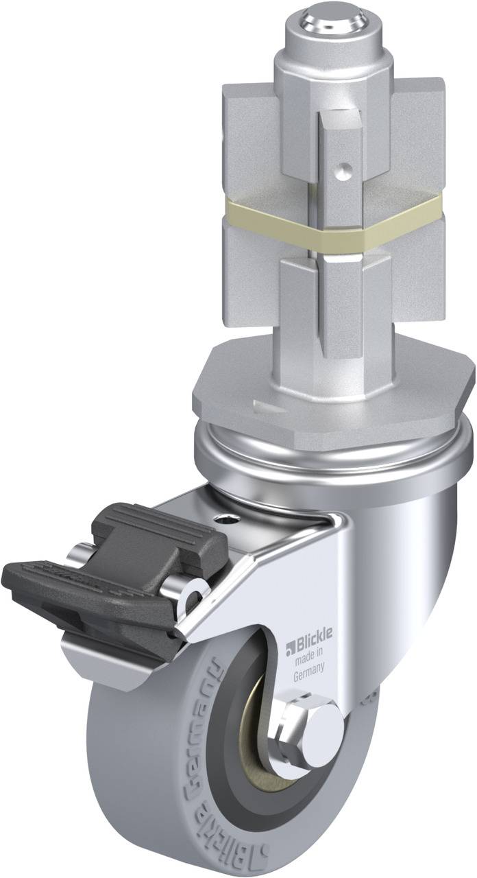 Blickle 321414 LRA-VPA 50K-FI-E05 Kółko skrętne z hamulcem Średnica koła: 50 mm Maksymalne obciążenie: 40 kg 1 szt. - obrazek 1