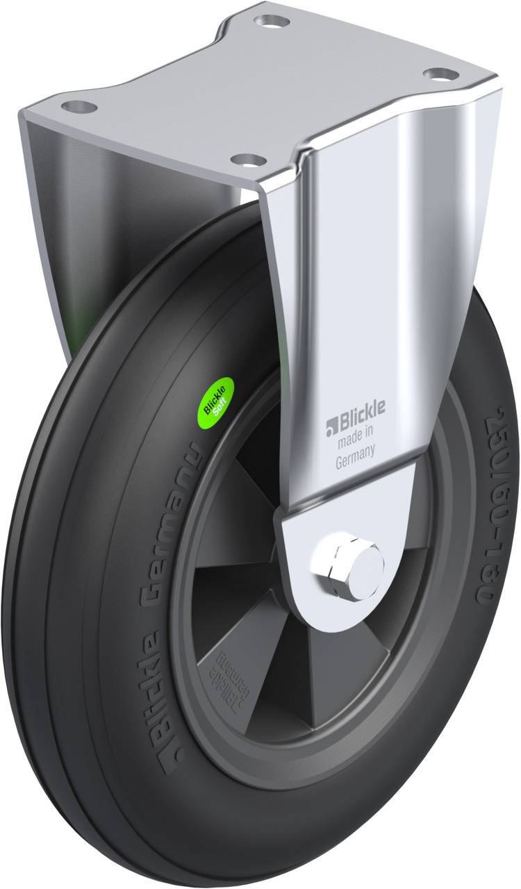 Blickle 754090 BH-VWPP 250R Rolka nieprowadząca Średnica koła: 250 mm Maksymalne obciążenie: 160 kg 1 szt. - obrazek 1