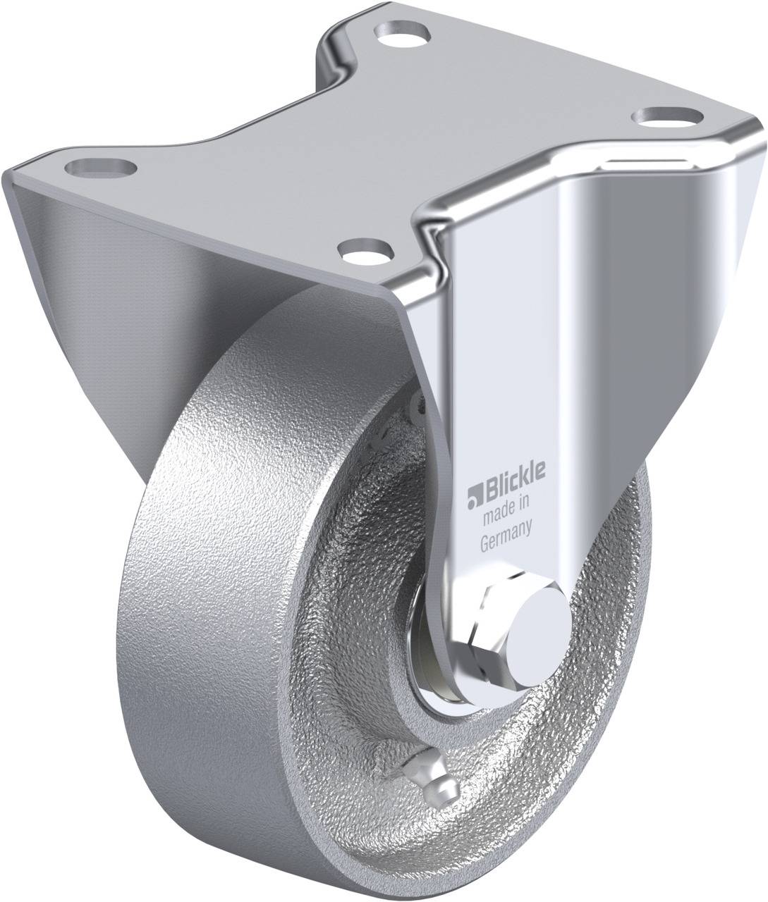 Blickle 754094 BK-G 100K-1 Rolka nieprowadząca Średnica koła: 100 mm Maksymalne obciążenie: 350 kg 1 szt. - obrazek 1