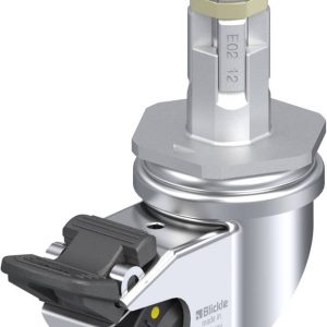 Blickle 712315 LRA-VPA 50K-FI-EL-E02 Kółko skrętne z hamulcem Średnica koła: 50 mm Maksymalne obciążenie: 30 kg 1 szt.