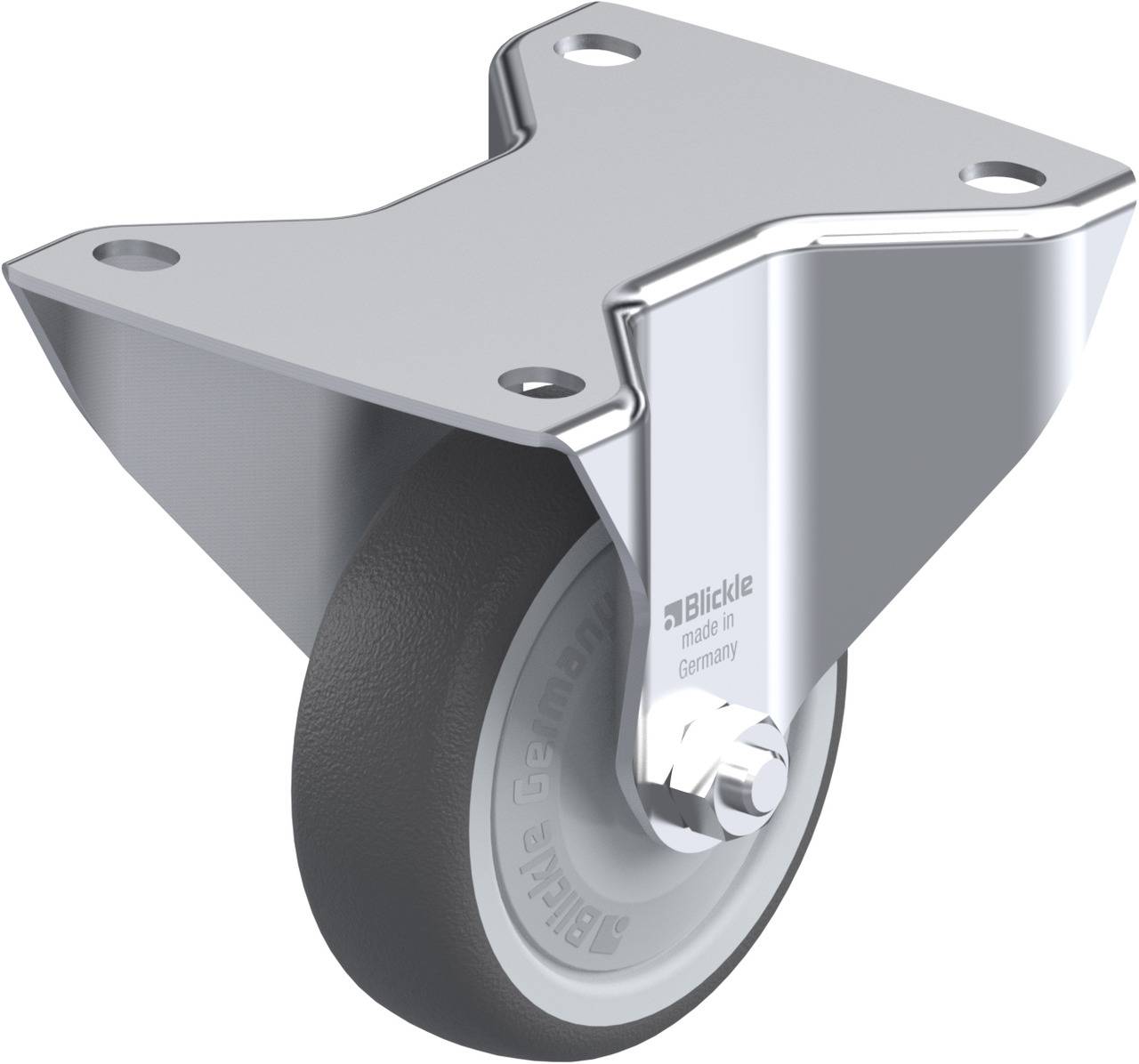Blickle 760070 BK-PATH 100KF-3 Rolka nieprowadząca Średnica koła: 100 mm Maksymalne obciążenie: 200 kg 1 szt. - obrazek 1