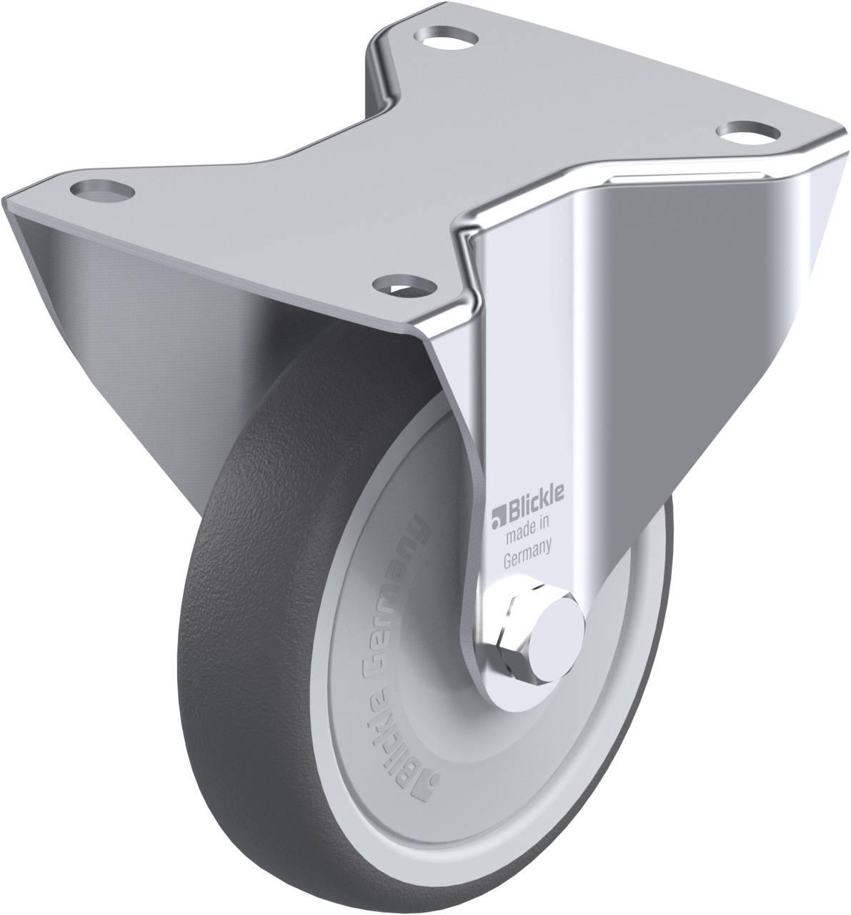 Blickle 760073 BK-PATH 125KF-3 Rolka nieprowadząca Średnica koła: 125 mm Maksymalne obciążenie: 250 kg 1 szt. - obrazek 1