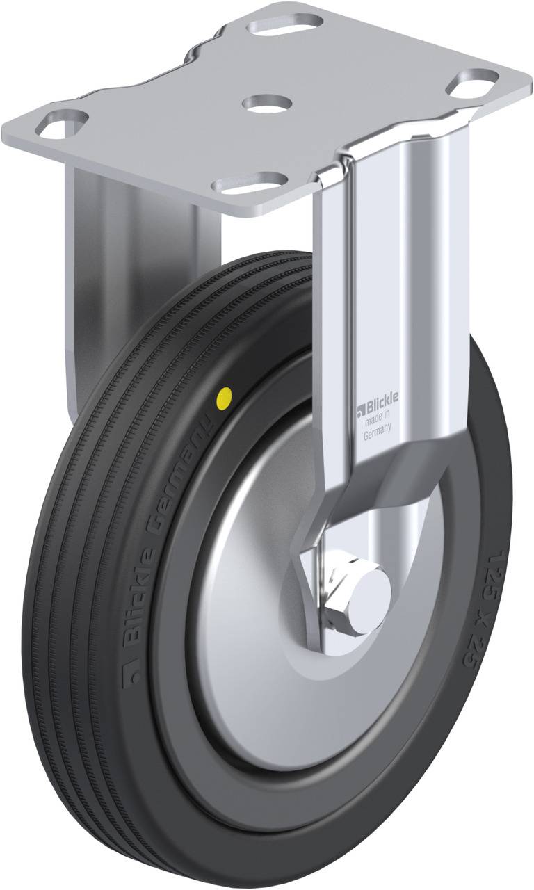 Blickle 749231 BKPA-VPA 125K-EL-FA Rolka nieprowadząca Średnica koła: 125 mm Maksymalne obciążenie: 75 kg 1 szt. - obrazek 1