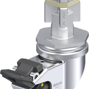 Blickle 416909 LRA-VPA 50K-FI-EL-E04 Kółko skrętne z hamulcem Średnica koła: 50 mm Maksymalne obciążenie: 30 kg 1 szt.