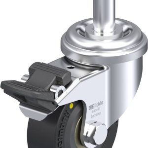 Blickle 459685 LRA-VPA 50K-FI-EL-ES Kółko skrętne z hamulcem Średnica koła: 50 mm Maksymalne obciążenie: 30 kg 1 szt.