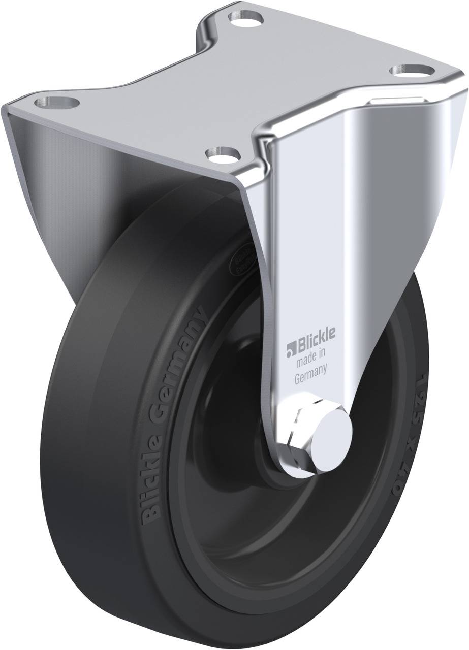 Blickle 851402 BK-POEV 125XR-1 Rolka nieprowadząca Średnica koła: 125 mm Maksymalne obciążenie: 250 kg 1 szt. - obrazek 1