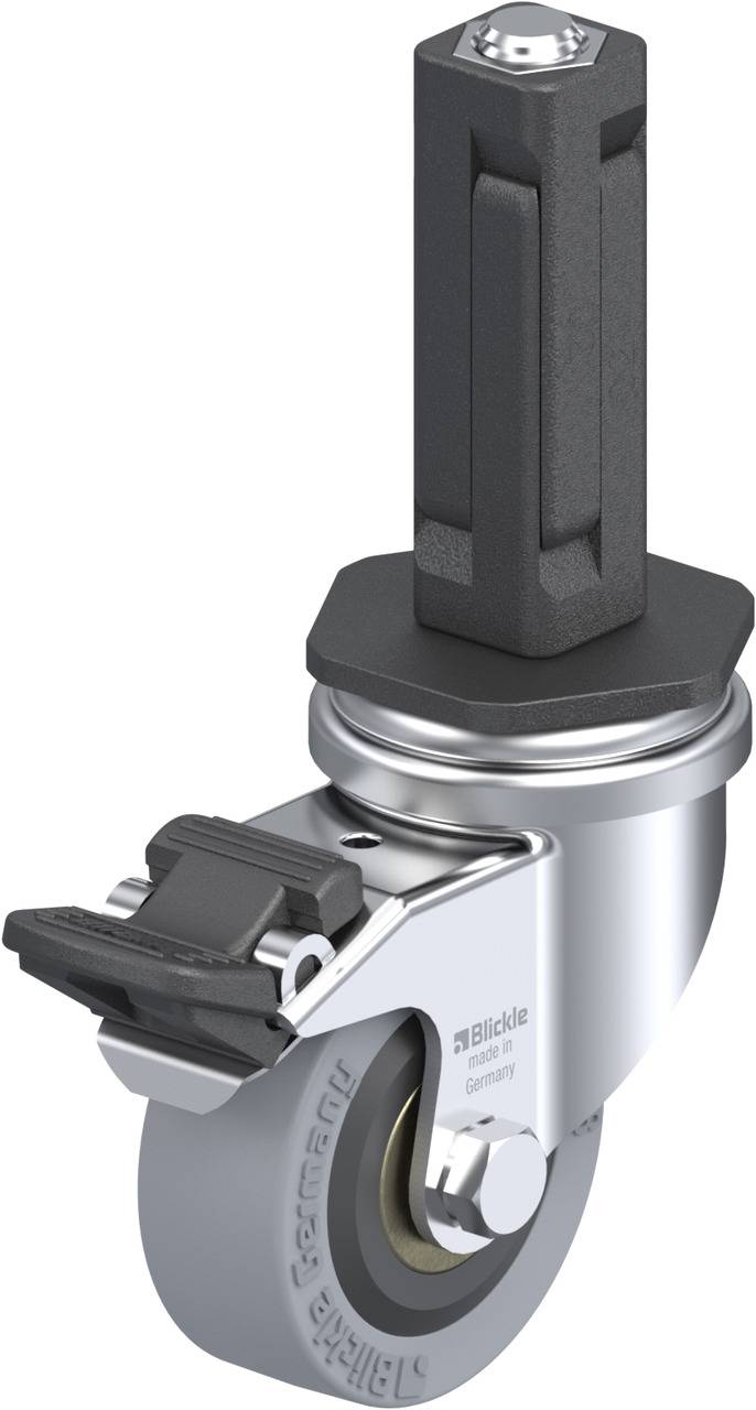Blickle 847975 LRA-VPA 50K-FI-EV02 Kółko skrętne z hamulcem Średnica koła: 50 mm Maksymalne obciążenie: 40 kg 1 szt. - obrazek 1