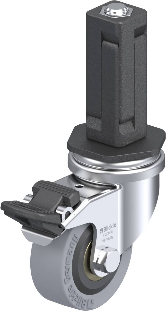 Blickle 847976 LRA-VPA 50K-FI-EV03 Kółko skrętne z hamulcem Średnica koła: 50 mm Maksymalne obciążenie: 40 kg 1 szt. - obrazek 1