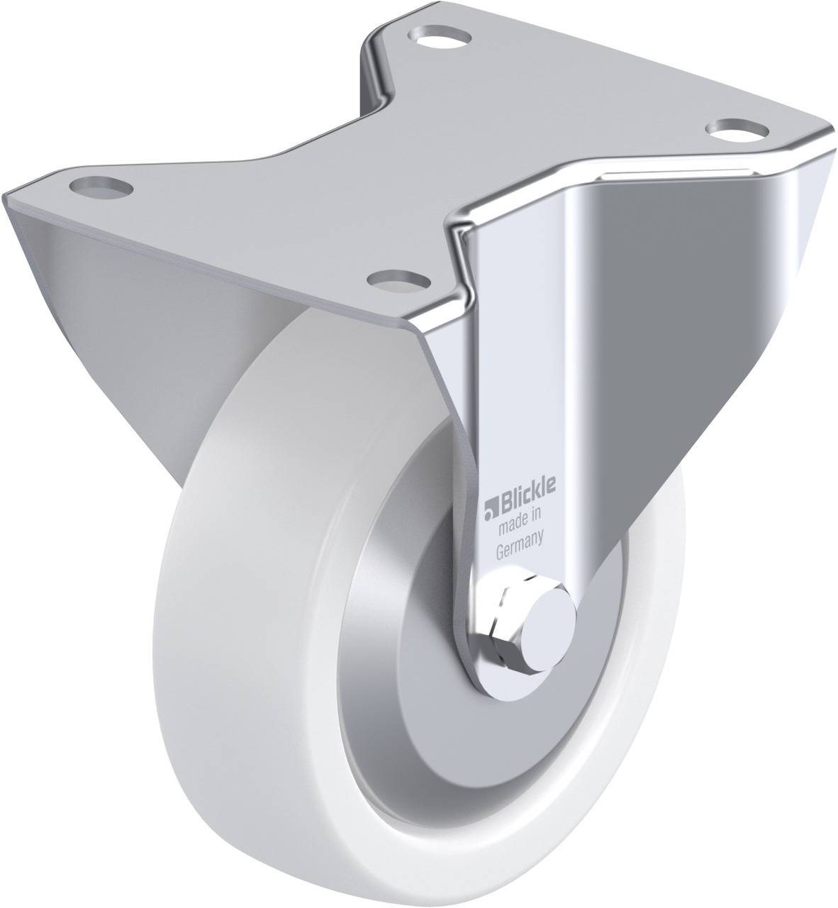 Blickle 749226 BK-SPO 125G-3-FA Rolka nieprowadząca Średnica koła: 125 mm Maksymalne obciążenie: 350 kg 1 szt. - obrazek 1
