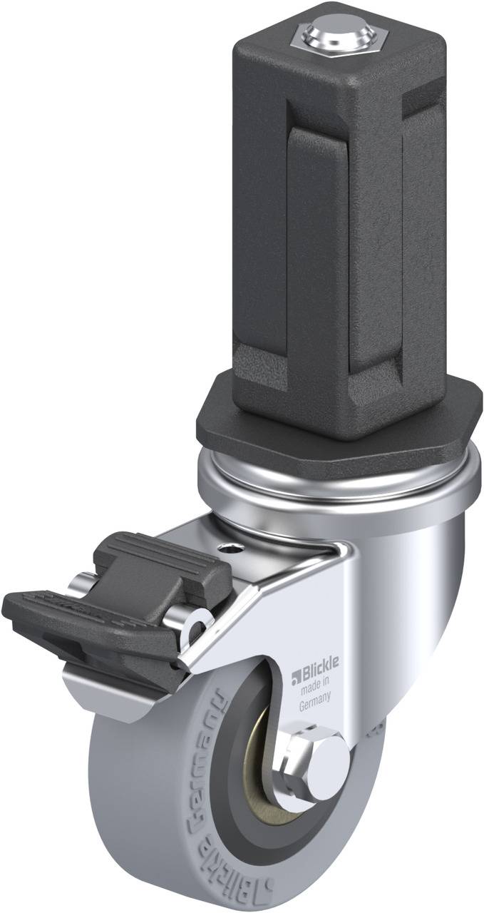 Blickle 847977 LRA-VPA 50K-FI-EV04 Kółko skrętne z hamulcem Średnica koła: 50 mm Maksymalne obciążenie: 40 kg 1 szt. - obrazek 1