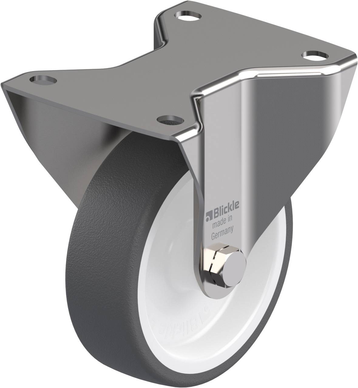 Blickle 754134 BKX-POTH 125G-3 Rolka nieprowadząca Średnica koła: 125 mm Maksymalne obciążenie: 350 kg 1 szt. - obrazek 1