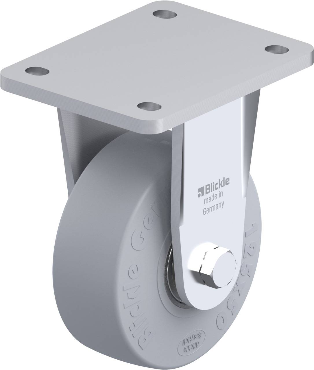 Blickle 852111 BO-SE 125K-SG Rolka nieprowadząca Średnica koła: 125 mm Maksymalne obciążenie: 320 kg 1 szt. - obrazek 1