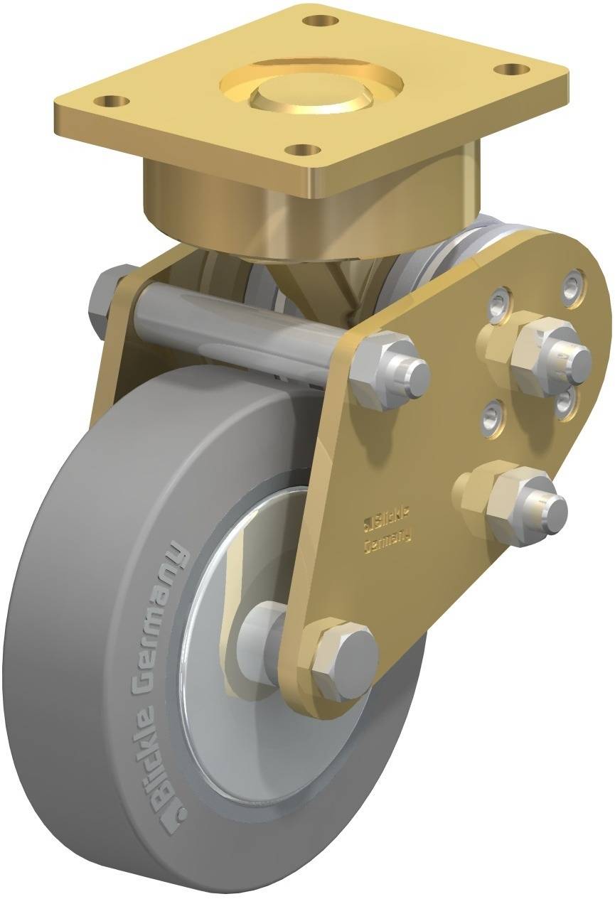 Blickle 853735 BPFE-ALEV 125K-SG-FA Sprężynowe kółko stałe Średnica koła: 125 mm Maksymalne obciążenie: 250 kg 1 szt. - obrazek 1