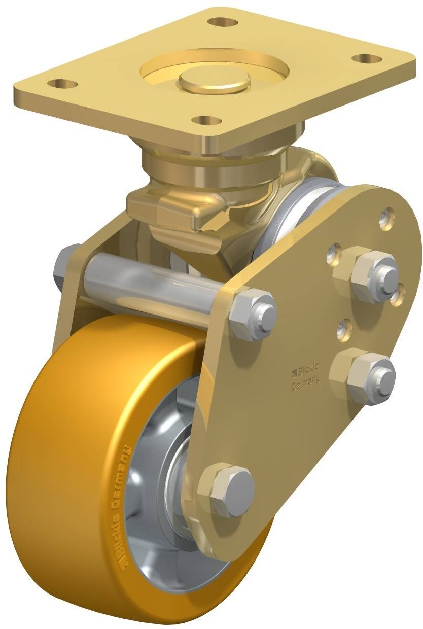 Blickle 754165 BPFE-ALTH 127K Sprężynowe kółko stałe Średnica koła: 125 mm Maksymalne obciążenie: 450 kg 1 szt. - obrazek 1