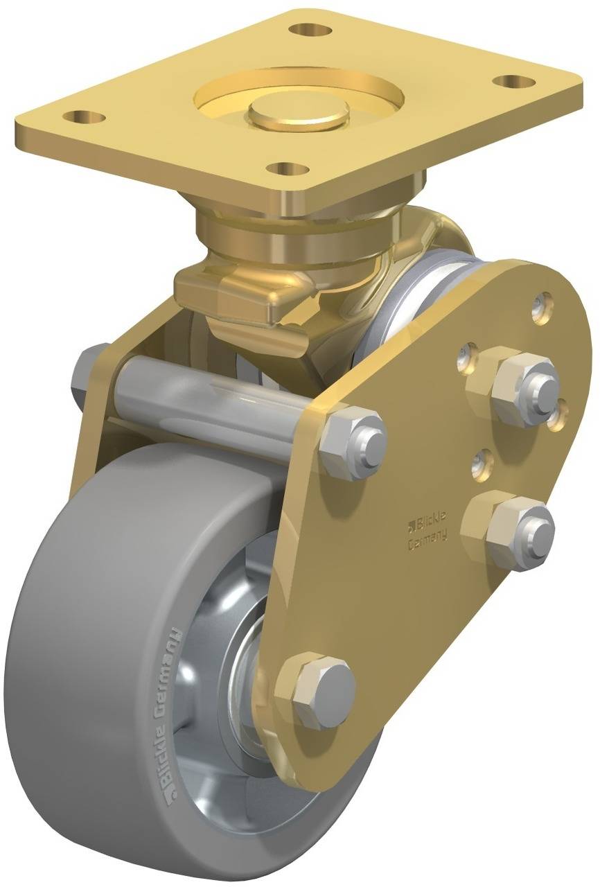 Blickle 853754 BPFE-ALTH 127K-AS Sprężynowe kółko stałe Średnica koła: 125 mm Maksymalne obciążenie: 450 kg 1 szt. - obrazek 1