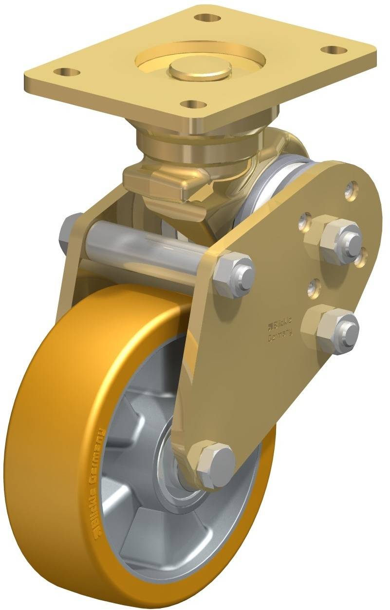 Blickle 754166 BPFE-ALTH 150K Sprężynowe kółko stałe Średnica koła: 150 mm Maksymalne obciążenie: 500 kg 1 szt. - obrazek 1