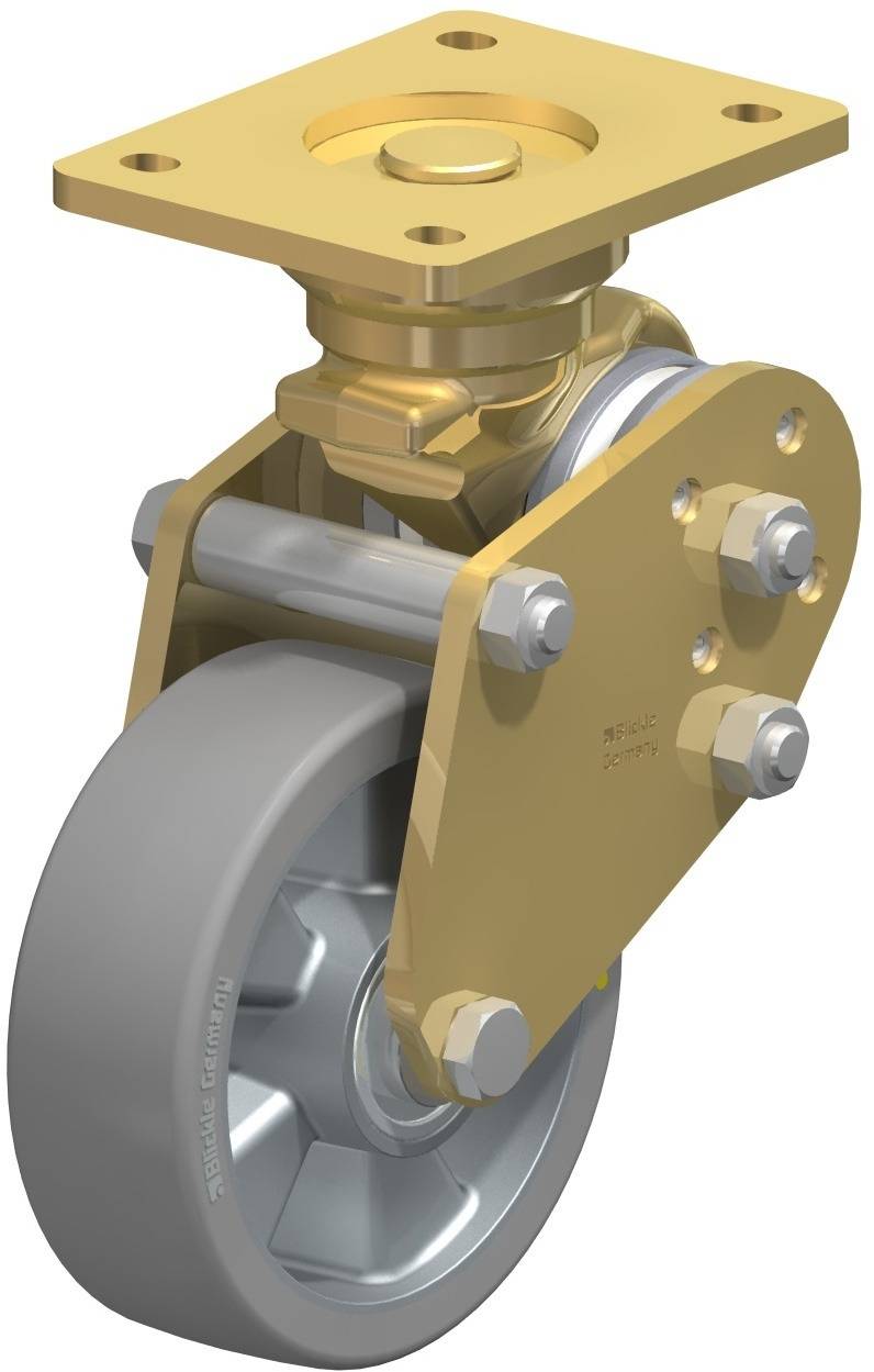 Blickle 853755 BPFE-ALTH 150K-AS Sprężynowe kółko stałe Średnica koła: 150 mm Maksymalne obciążenie: 500 kg 1 szt. - obrazek 1