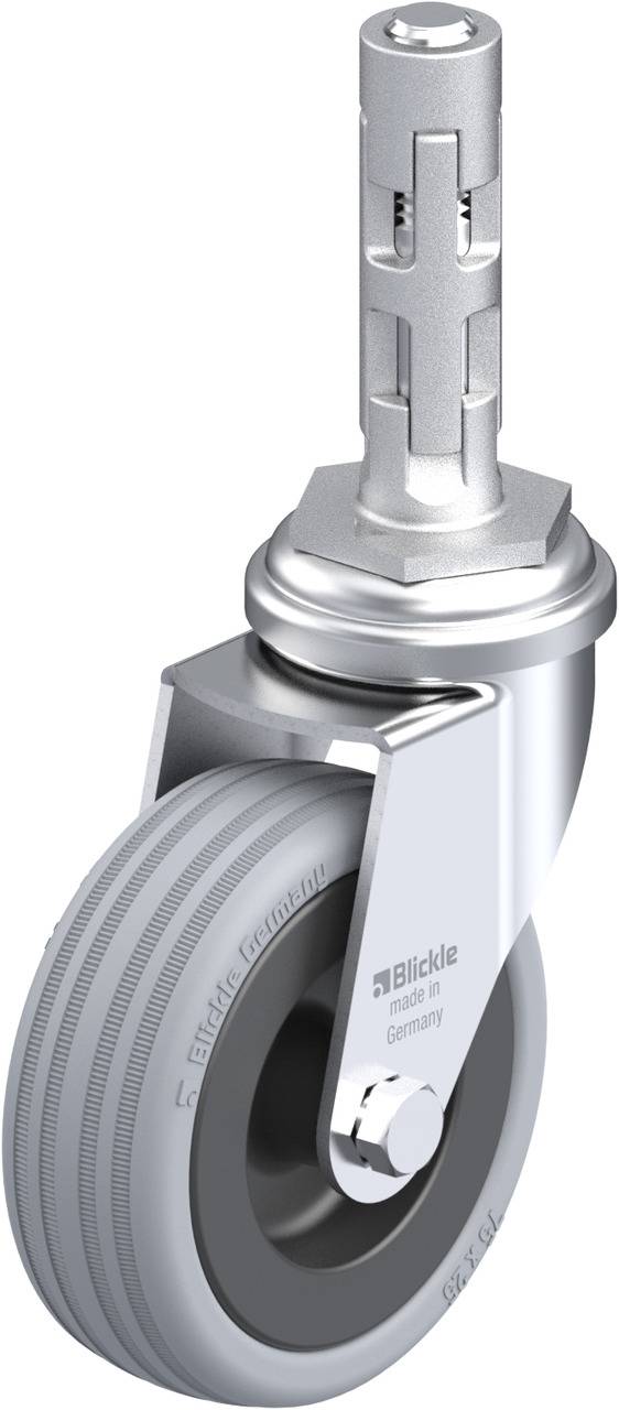 Blickle 350710 LRA-VPA 75G-E01 Kółko skrętne Średnica koła: 75 mm Maksymalne obciążenie: 60 kg 1 szt. - obrazek 1