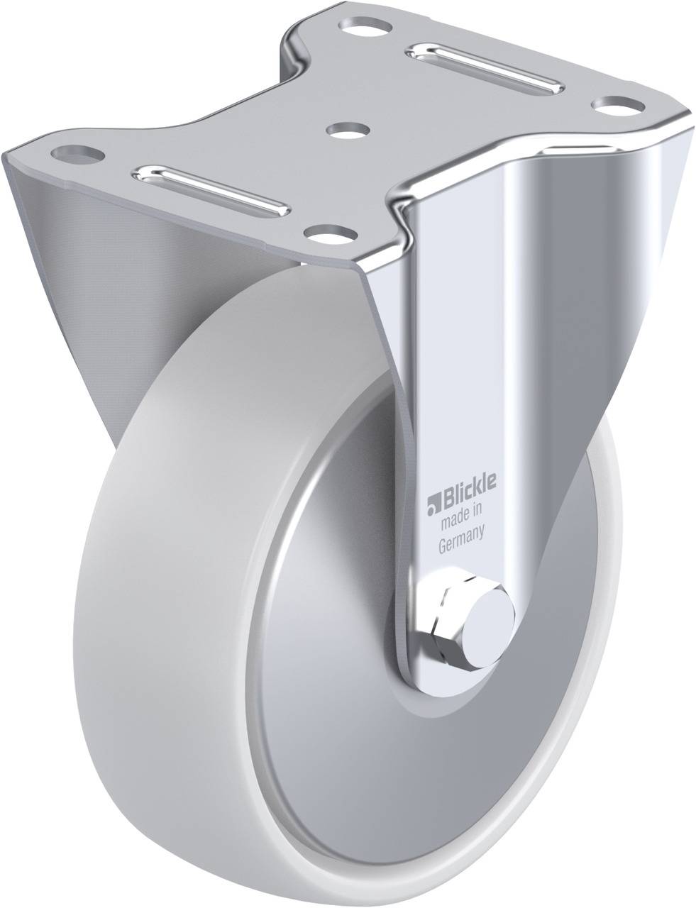 Blickle 749059 B-PO 150XR-FA Rolka nieprowadząca Średnica koła: 150 mm Maksymalne obciążenie: 400 kg 1 szt. - obrazek 1