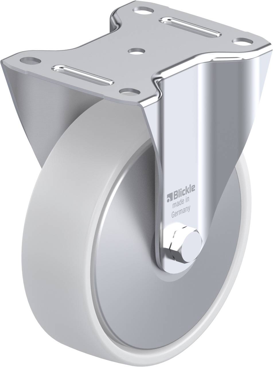 Blickle 749063 B-PO 160XR-FA Rolka nieprowadząca Średnica koła: 160 mm Maksymalne obciążenie: 400 kg 1 szt. - obrazek 1