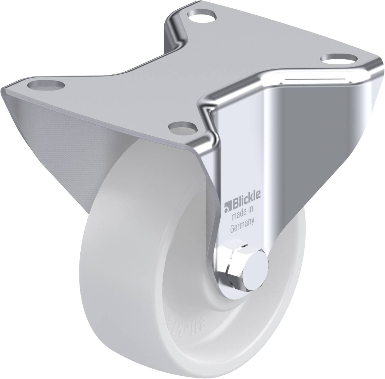 Blickle 749069 B-PO 80XR Rolka nieprowadząca Średnica koła: 80 mm Maksymalne obciążenie: 220 kg 1 szt. - obrazek 1