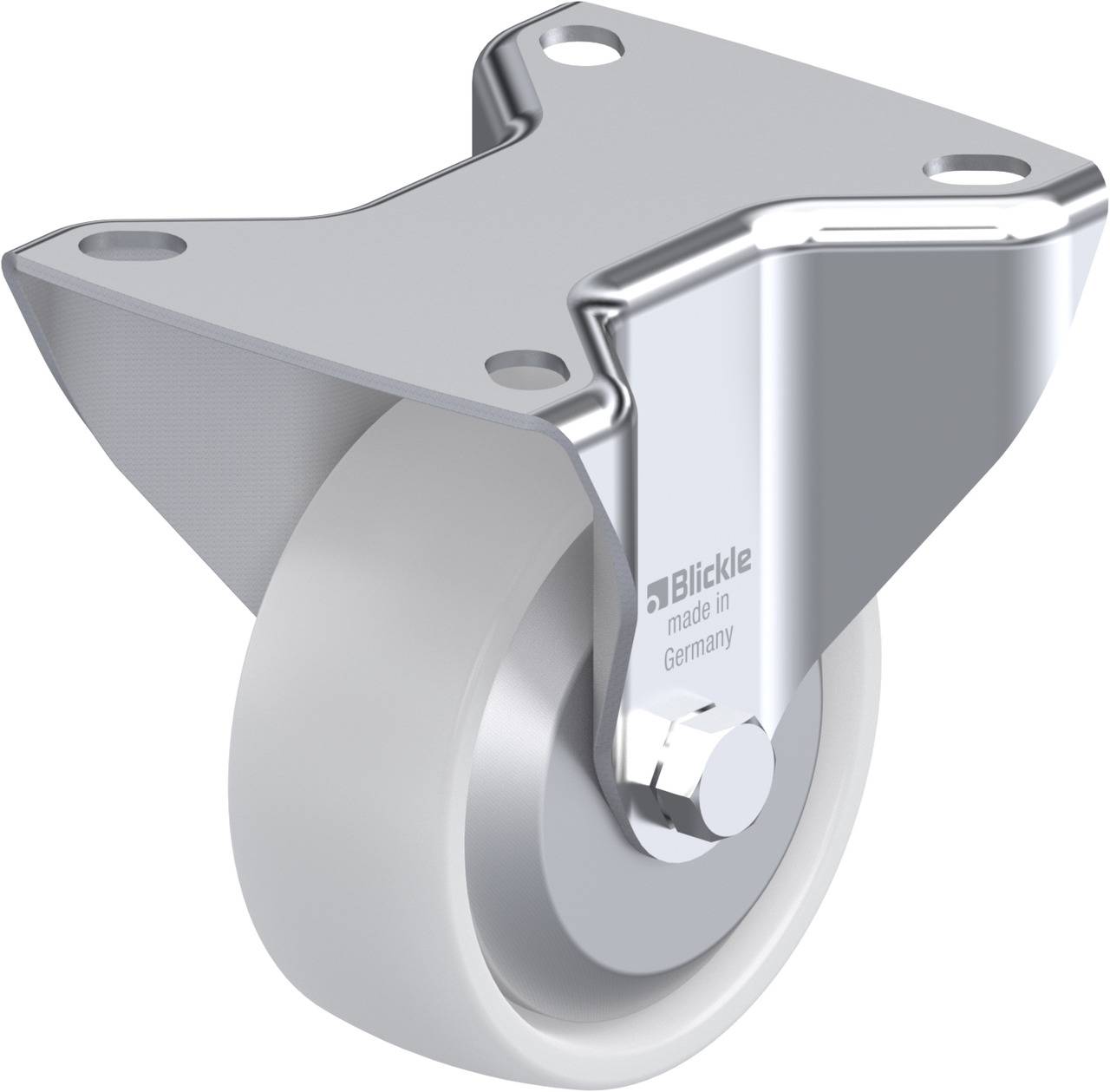 Blickle 749070 B-PO 80XR-FA Rolka nieprowadząca Średnica koła: 80 mm Maksymalne obciążenie: 220 kg 1 szt. - obrazek 1