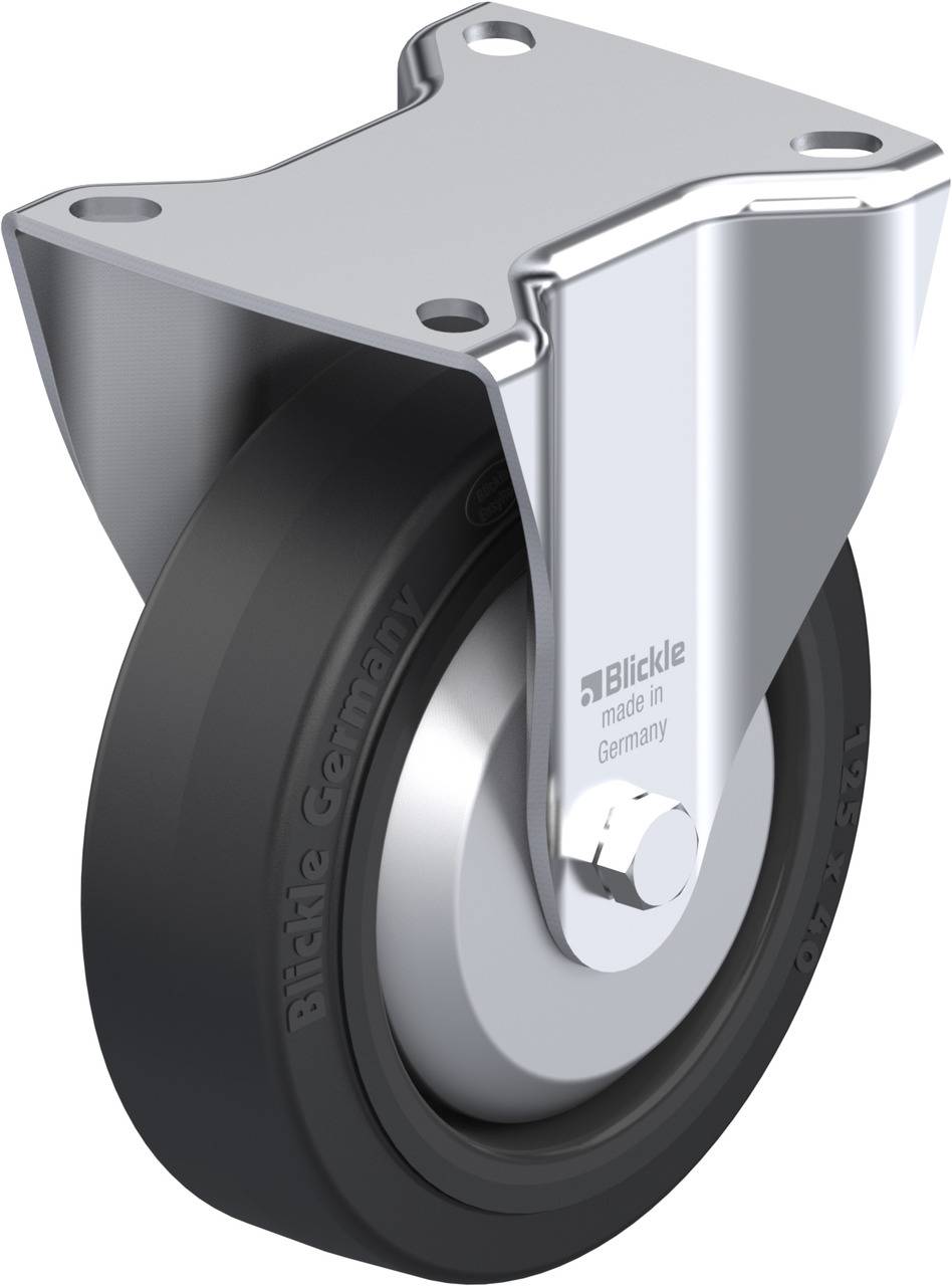 Blickle 749077 B-POEV 125KAD-FA Rolka nieprowadząca Średnica koła: 125 mm Maksymalne obciążenie: 250 kg 1 szt. - obrazek 1