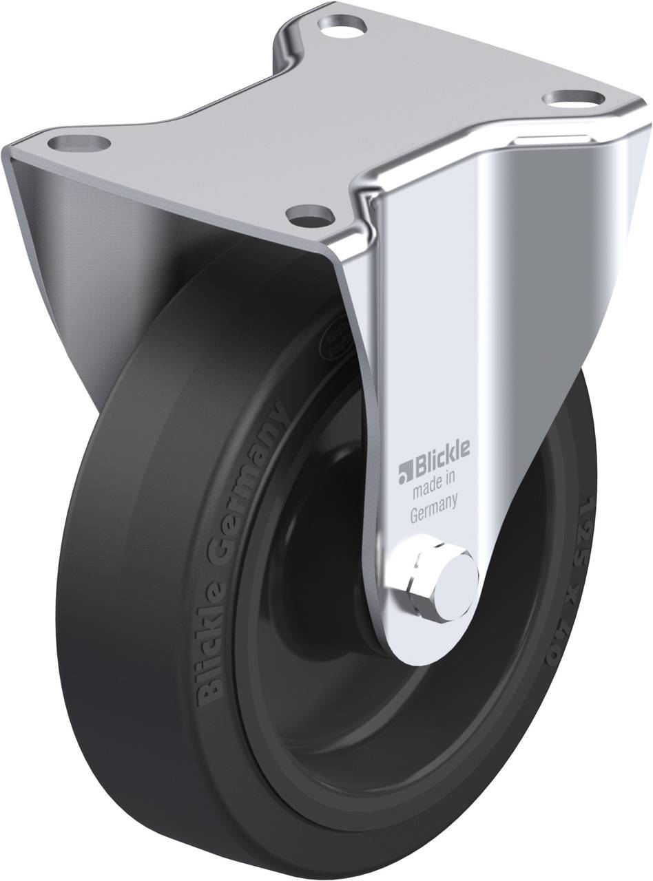 Blickle 850383 B-POEV 125XR Rolka nieprowadząca Średnica koła: 125 mm Maksymalne obciążenie: 250 kg 1 szt. - obrazek 1