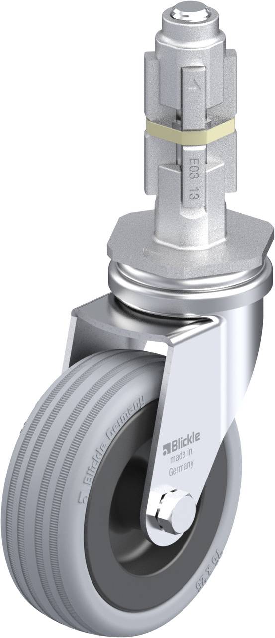 Blickle 284331 LRA-VPA 75G-E03 Kółko skrętne Średnica koła: 75 mm Maksymalne obciążenie: 60 kg 1 szt. - obrazek 1