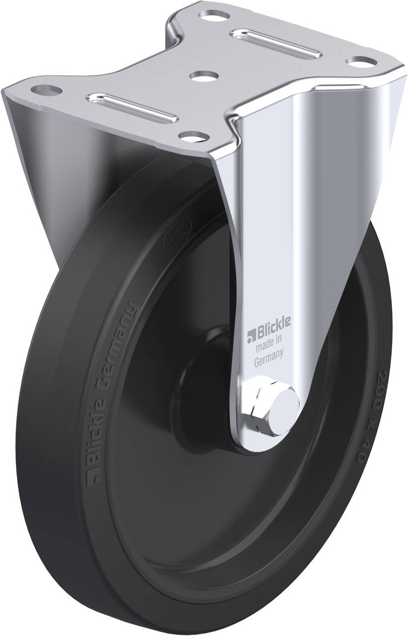 Blickle 850410 B-POEV 201XR Rolka nieprowadząca Średnica koła: 200 mm Maksymalne obciążenie: 400 kg 1 szt. - obrazek 1