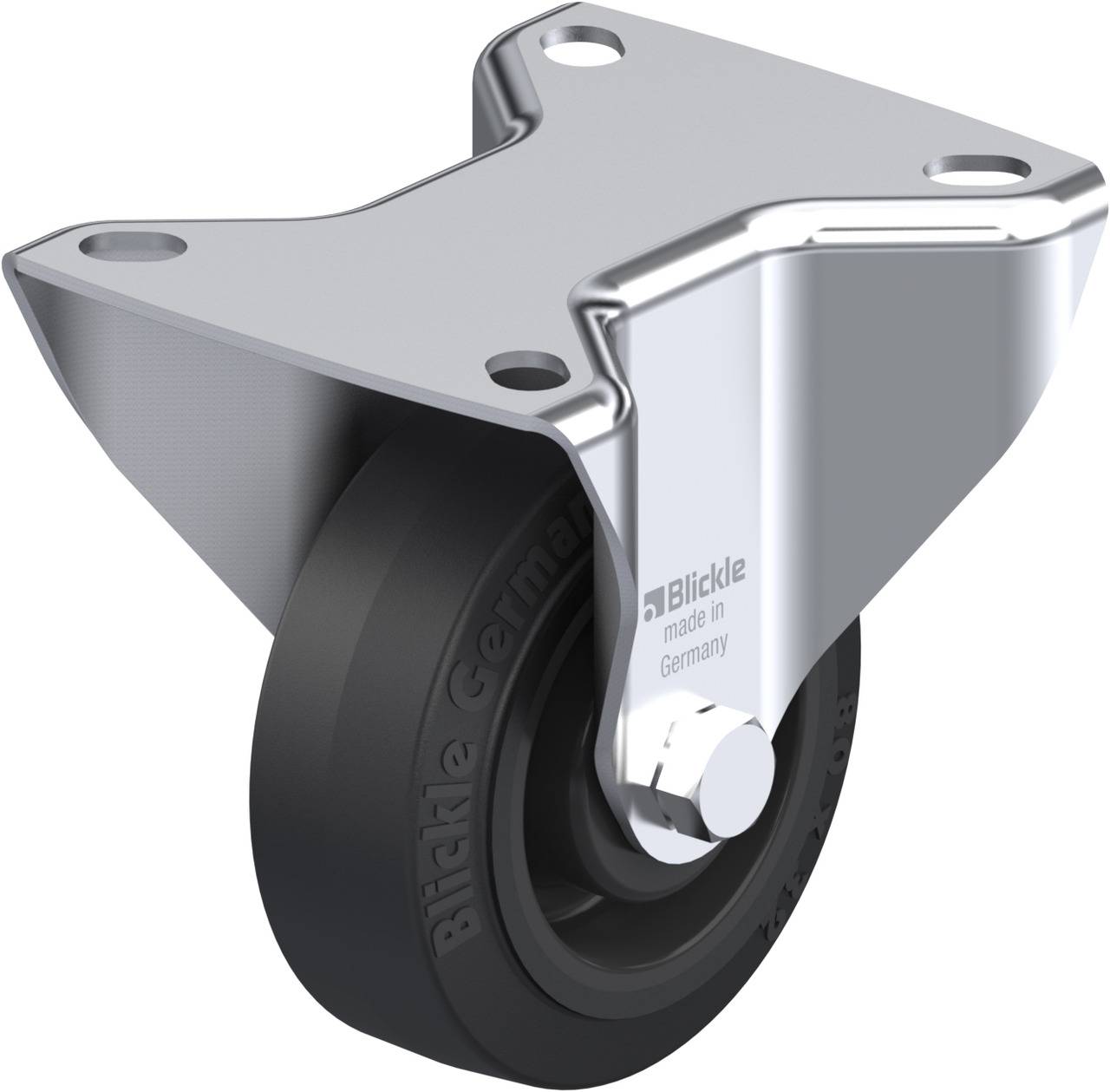 Blickle 850356 B-POEV 80XR Rolka nieprowadząca Średnica koła: 80 mm Maksymalne obciążenie: 140 kg 1 szt. - obrazek 1